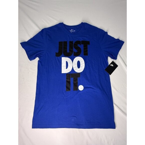 BRAND NEW Nike Just Do It Tee Shirt Men’s Medium - Picture 1 of 7